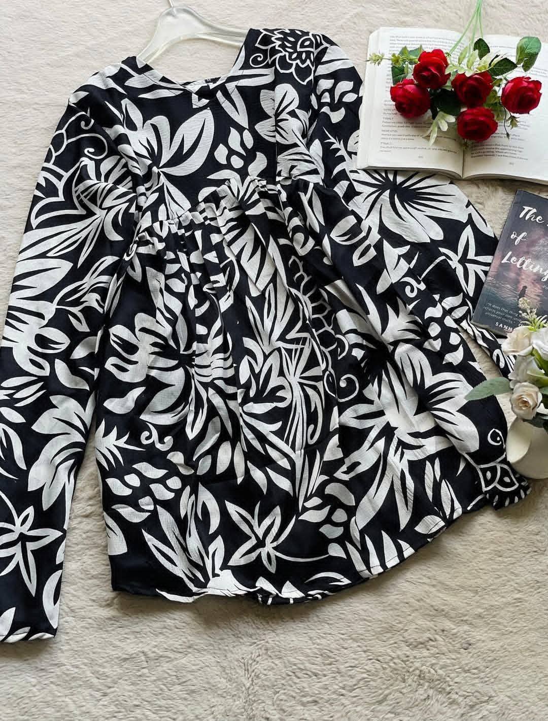 Printed Short Tops