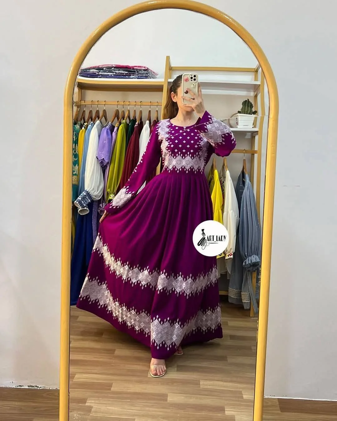 Dubble panel Chery Gown